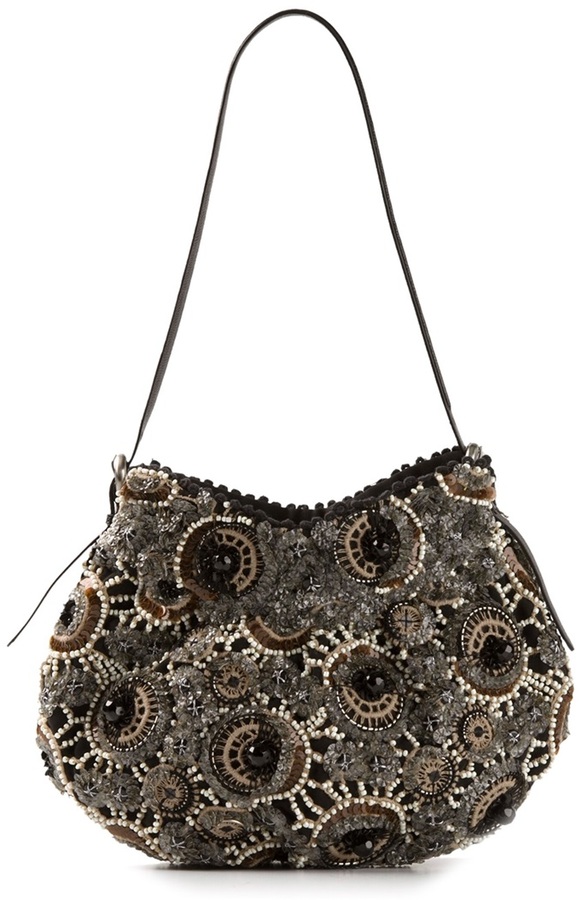 Jamin Puech Embellished Shoulder Bag, $780 | farfetch.com | Lookastic