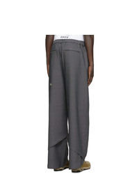 NAMESAKE Grey Embroidered Trousers