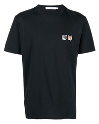 MAISON KITSUNÉ Double Fox Patch T Shirt