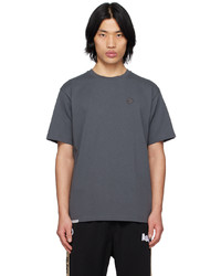 AAPE BY A BATHING APE Gray Embroidered T Shirt