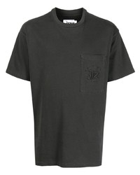 Izzue Logo Embroidered Pocketed T Shirt