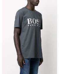 BOSS HUGO BOSS Logo Embroidered T Shirt
