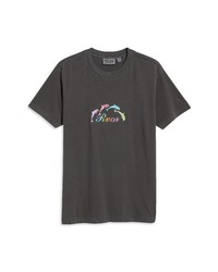 RVCA Mock Tourist Dolphin Embroidered T Shirt