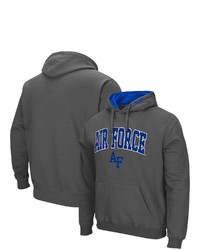 Colosseum Charcoal Air Force Falcons Arch Logo 30 Pullover Hoodie