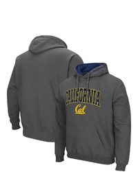 Colosseum Charcoal Cal Bears Arch Logo 30 Pullover Hoodie