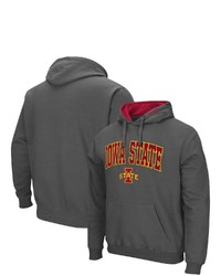 Colosseum Charcoal Iowa State Cyclones Arch Logo 30 Pullover Hoodie