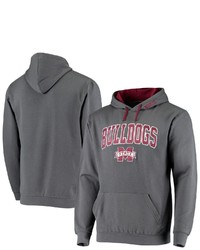 Colosseum Charcoal Mississippi State Bulldogs Arch Logo 20 Pullover Hoodie