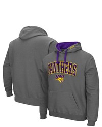 Colosseum Charcoal Northern Iowa Panthers Arch Logo 20 Pullover Hoodie At Nordstrom