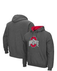 Colosseum Charcoal Ohio State Buckeyes Arch Logo 30 Pullover Hoodie