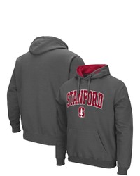 Colosseum Charcoal Stanford Cardinal Arch Logo 30 Pullover Hoodie