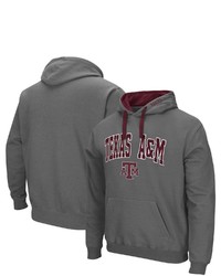 Colosseum Charcoal Texas A M Aggies Arch Logo 20 Pullover Hoodie At Nordstrom