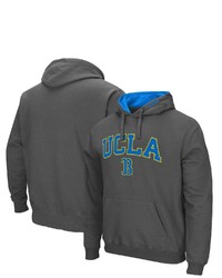 Colosseum Charcoal Ucla Bruins Arch Logo 30 Pullover Hoodie