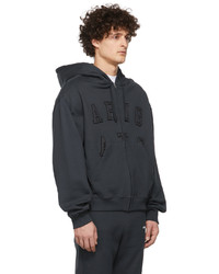 Axel Arigato Grey Legend Zip Hoodie