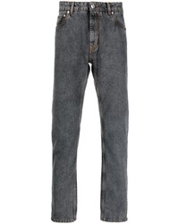 Etro Logo Embroidered Tapered Jeans