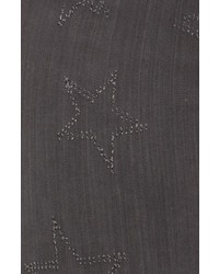 Melissa McCarthy Seven7 Star Embroidered Fray Hem Pencil Jeans