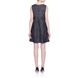 Dolce & Gabbana Tweed Embroidered A Line Dress