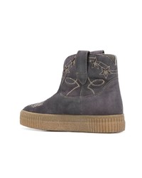 Golden Goose Deluxe Brand Embroidered Ankle Boots