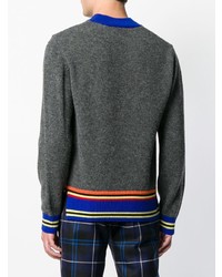 Versace Contrast Trim Sweater