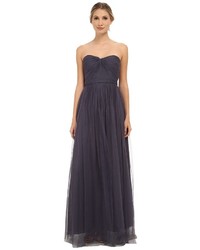 Adrianna Papell Strapless Tulle Convertible Gown