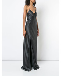 Michelle Mason Strappy Wrap Gown