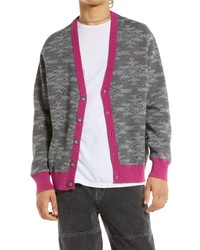 BP. Fashion Cardigan Sweater In Grey Heather Pattern At Nordstrom