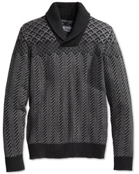 American Rag Fairisle Shawl Collar Sweater