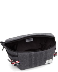 Thom Browne Double Face 4 Bar Melton Bumbag