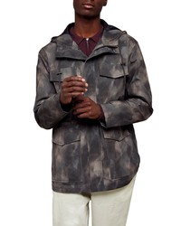 Topman Four Pocket Hooded Jacket