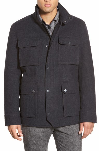 Ben Sherman Wool Blend Melton Field Jacket, $219 | Nordstrom | Lookastic