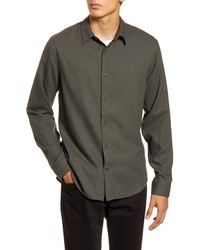 Vince Classic Fit Button Up Flannel Shirt