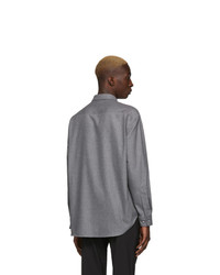 BOSS Grey Flannel Shirt