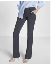 Express Mid Rise Heathered Barely Boot Columnist Pant
