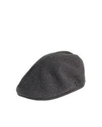 Jaxon Hats Wool Flat Cap Grey