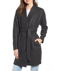 Charcoal Fleece Coat