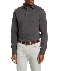 Charcoal Fleece Polo Neck Sweater