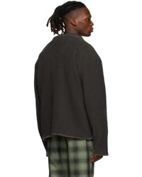 Stussy Grey Woodsy Blanket Stitch Jacket