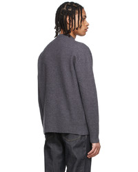 Jil Sander Grey Wool Sweater