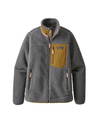 Charcoal Fleece Zip Sweater