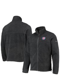 Columbia Charcoal Chicago Cubs Full Zip Flanker Jacket At Nordstrom