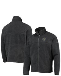 Columbia Charcoal Milwaukee Brewers Full Zip Flanker Jacket At Nordstrom