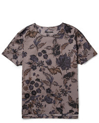 Gucci Floral Print Cotton Poplin Shirt