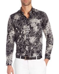 Etro Floral Cotton Sportshirt
