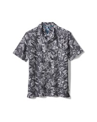 Tommy Bahama Napali Palms Short Sleeve Pique Button Up Shirt