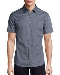 John Varvatos Star Usa Short Sleeve Woven Floral Shirt