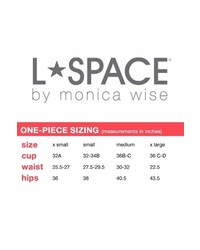 L-Space Lspace Swimwear Stardust Fringe One Piece In Grey