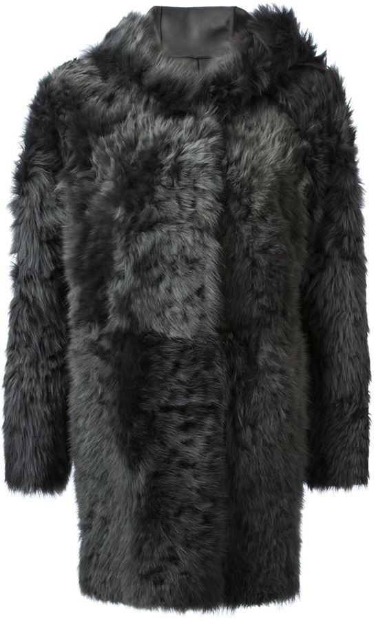 Drome Reversible Shearling Coat, $2,844 | farfetch.com | Lookastic
