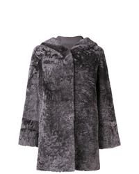 Drome Hooded Fur Coat