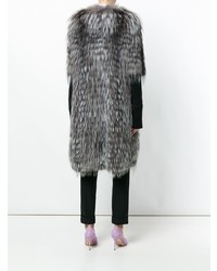 Liska Oversized Half Sleeve Fur Jacket