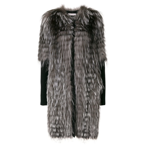 Liska Oversized Half Sleeve Fur Jacket, $3,985 | farfetch.com ...