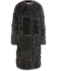 Nina Ricci Shearling Coat With Mink Fur